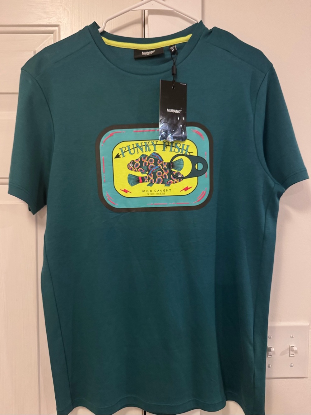 Murano Teal Graphic 'Funky Fish' Short-Sleeve Tee